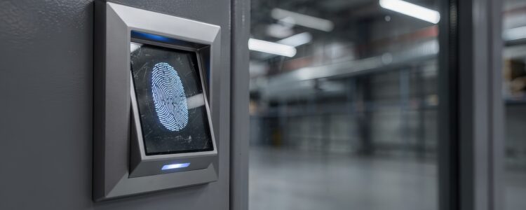 Biometric Fingerprint Scanner for Secure Access Control System.